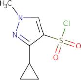 3-Cyclopropyl-1-methyl-1H-pyrazole-4-sulfonyl chloride
