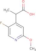 2-(5-Fluoro-2-methoxypyridin-4-yl)propanoic acid