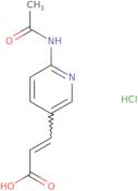 3-(6-Acetamidopyridin-3-yl)acrylic acid hydrochloride