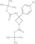 N,1-Di-Boc-3-(4-bromophenyl)-3-azetidinamine