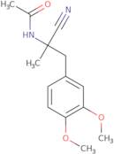 N-{1-Cyano-1-[(3,4-dimethoxyphenyl)methyl]ethyl}acetamide