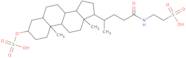 2-((4R)-4-((3R,5R,9S,10S,13R,14S,17R)-10,13-Dimethyl-3-(sulfooxy)hexadecahydro-1H-cyclopenta[A]phenanthren-17-yl)pentanamido)ethanes ulfonic acid trimethylamine salt