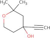 4-Ethynyl-2,2-dimethyl-tetrahydro-pyran-4-ol