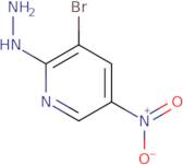 3-Bromo-2-hydrazino-5-nitropyridine