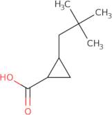 2-(2,2-Dimethylpropyl)cyclopropane-1-carboxylic acid