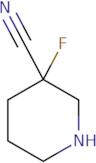 3-Fluoropiperidine-3-carbonitrile