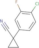 1-(4-Chloro-3-fluorophenyl)cyclopropane-1-carbonitrile