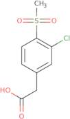 2-(3-Chloro-4-(methylsulfonyl)phenyl)acetic acid