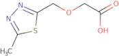 2-[(5-Methyl-1,3,4-thiadiazol-2-yl)methoxy]acetic acid