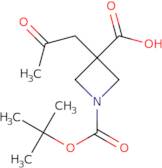 1-[(tert-Butoxy)carbonyl]-3-(2-oxopropyl)azetidine-3-carboxylic acid