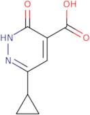 6-Cyclopropyl-3-oxo-2,3-dihydropyridazine-4-carboxylic acid