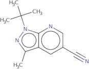 1-tert-Butyl-3-methyl-1H-pyrazolo[3,4-b]pyridine-5-carbonitrile