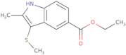 Ethyl 2-methyl-3-methylsulfanyl-1H-indole-5-carboxylate