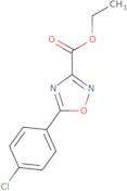 Ethyl 5-(4-chlorophenyl)-[1,2,4]oxadiazole-3-carboxylate