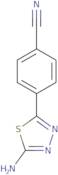4-(5-Amino-1,3,4-thiadiazol-2-yl)benzonitrile