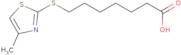 7-(4-Methyl-thiazol-2-ylsulfanyl)-heptanoic acid