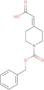 1-Cbz-Piperidin-4-ylidene-acetic acid