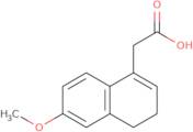 2-(6-Methoxy-3,4-dihydronaphthalen-1-yl)acetic acid