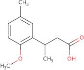 3-(2-Methoxy-5-methylphenyl)butanoicacid