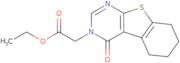 Ethyl (4-oxo-5,6,7,8-tetrahydro[1]benzothieno[2,3-d]pyrimidin-3(4H)-yl)acetate