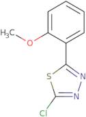 2-Chloro-5-(2-methoxyphenyl)-1,3,4-thiadiazole