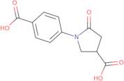 1-(4-Carboxyphenyl)-5-oxopyrrolidine-3-carboxylic acid