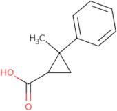 2-Methyl-2-phenylcyclopropane-1-carboxylic acid