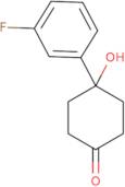 4-(3-Fluorophenyl)-4-hydroxycyclohexan-1-one