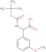 2-{[(tert-butoxy)carbonyl]amino}-2-(3-methoxyphenyl)acetic acid