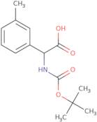 [(tert-Butoxycarbonyl)amino](3-methylphenyl)acetic acid