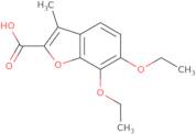 6,7-Diethoxy-3-methyl-1-benzofuran-2-carboxylic acid