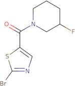 (2-Bromothiazol-5-yl)(3-fluoropiperidin-1-yl)methanone