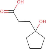 3-(1-Hydroxycyclopentyl)propanoic acid