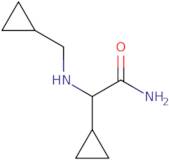 2-Cyclopropyl-2-(cyclopropylmethylamino)acetamide