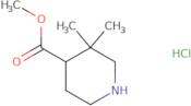 methyl 3,3-dimethylpiperidine-4-carboxylate hydrochloride