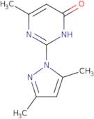 2-(3,5-Dimethyl-1H-pyrazol-1-yl)-6-methylpyrimidin-4-ol