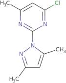 4-Chloro-2-(3,5-dimethyl-pyrazol-1-yl)-6-methyl-pyrimidine