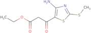 Ethyl 3-(4-amino-2-methylthiothiazol-5-yl)-3-oxopropanoate