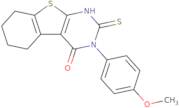 4-(4-Methoxyphenyl)-5-sulfanyl-8-thia-4,6-diazatricyclo[7.4.0.0,2,7]trideca-1(9),2(7),5-trien-3-one