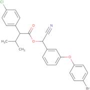 (3-(4-Bromophenoxy)phenyl)(cyano)methyl 2-(4-chlorophenyl)-3-methylbutanoate