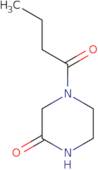 4-Butanoylpiperazin-2-one