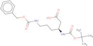 (3S)-6-{[(Benzyloxy)carbonyl]amino}-3-{[(tert-butoxy)carbonyl]amino}hexanoic acid