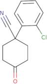 1-(2-Chlorophenyl)-4-oxocyclohexane-1-carbonitrile