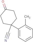 1-(2-Methylphenyl)-4-oxocyclohexane-1-carbonitrile