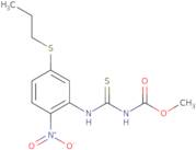 N-[[[2-Nitro-5-(propylthio)phenyl]amino]thioxomethyl]carbamic acid methyl ester