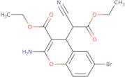 Ethyl 2-amino-6-bromo-4-(1-cyano-2-ethoxy-2-oxoethyl)-4H-1-benzopyran-3-carboxylate
