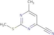 6-Methyl-2-(methylsulfanyl)pyrimidine-4-carbonitrile