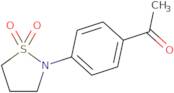 1-(4-(1,1-Dioxidoisothiazolidin-2-yl)phenyl)ethanone