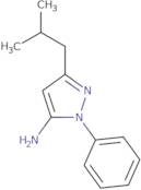 3-Isobutyl-1-phenyl-1H-pyrazol-5-amine