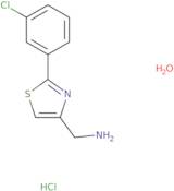 [2-(3-Chlorophenyl)-1,3-thiazol-4-yl]methanamine hydrochloride